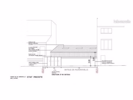 ? local indépendant 400 m² rénové ? double accès + parkings ? montreuil