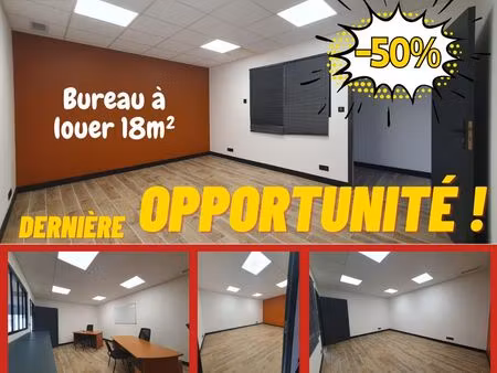 bureau a louer 18m² a saisir -50%