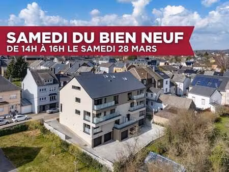 appartements neufs 2 chambres avec garage à athus