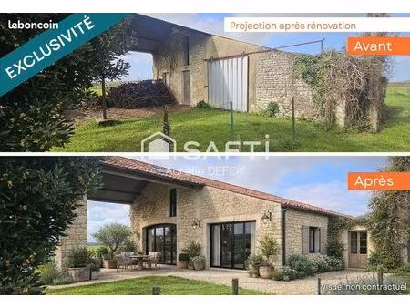 grange 2 pièces 75 m²