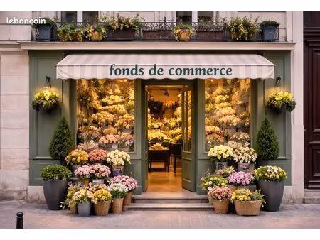 fonds de commerce fleuriste 30 m²