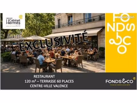 fonds de commerce restaurant 170 m²