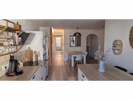 secteur gignac - maison de village 90m2 avec terrasse et gar