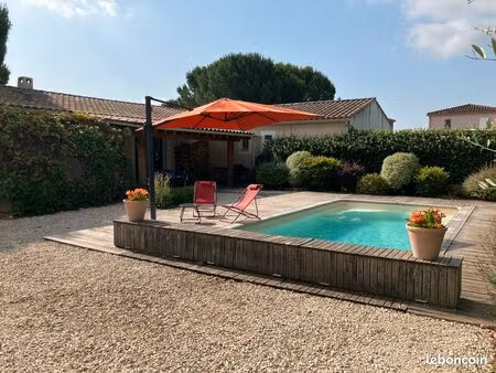 propriété de 148 m² – ateliers & dépendance – 1 km pont du gard