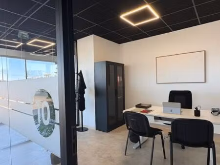 bureau clé en main à louer - installation immédiate secteur aéroport marignane