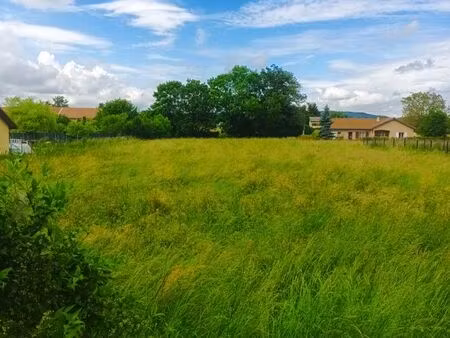 terrain à bâtir 950 m² viabilisé – le mottier – 72 850