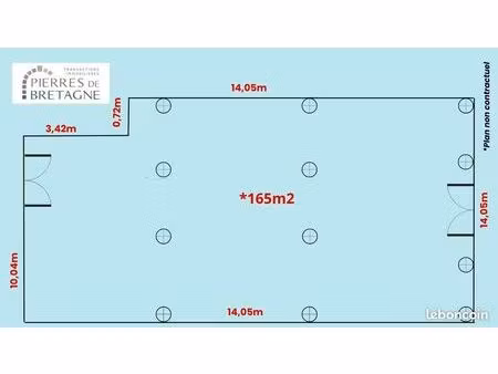 local 165 m² brest