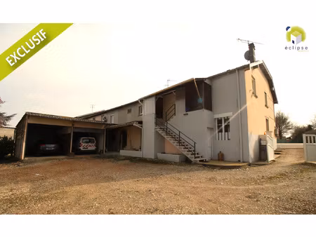 tenement immobilier centre polliat + local commercial