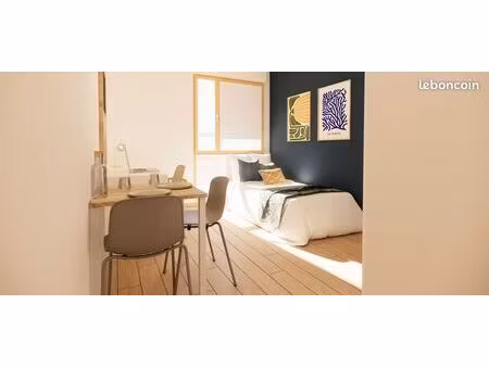 appartement - 1 pièce - gières résidence étudiante à 3 min à pied du tram b