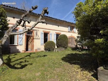 exceptionnel : belle toulousaine rénovée nichée dans un écrin de verdure