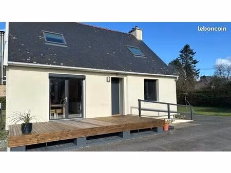 maison rénovée 94 m² – 3 chambres – jardin 1200 m² – garage