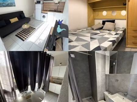 urgent disponible le 13/04 jusqu'à fin juin - appartement t2 bord de mer  canet plage cent