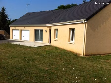 maison 123m2 avec terrain clos