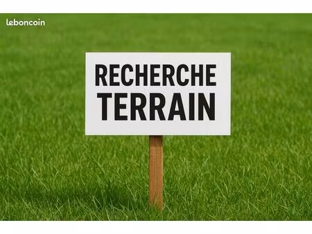 recherche terrain à vendre
