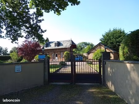 authentique longère normande + maison d'amis/gîte sur 2000m² - pays d'auge (proche mer)