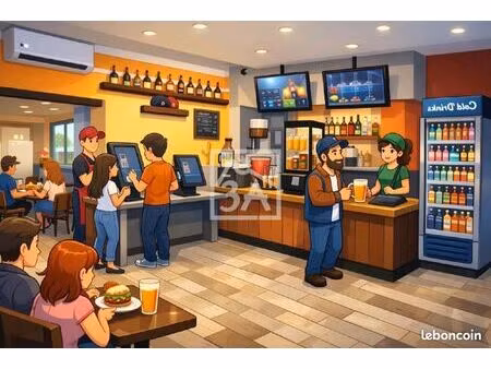 restauration rapide 116 m²