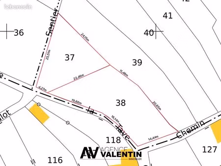 terrain 786 m² ancy-dornot