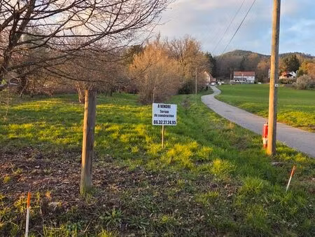 a vendre terrains de construction