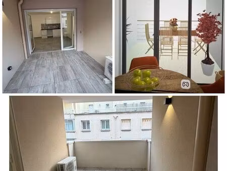 immeuble neuf. travaux terminés en mars  location  appartement t3 avec une grande terrasse
