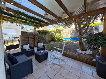 appartement avec jardin et garage centre-ville bruguières