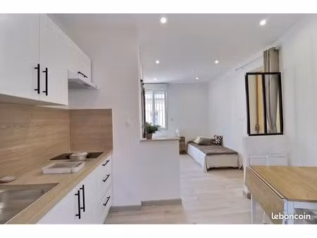 studio meublé 18 5 m² avec terrasse quartier montolivet – proche saint-barnabé (marseille 
