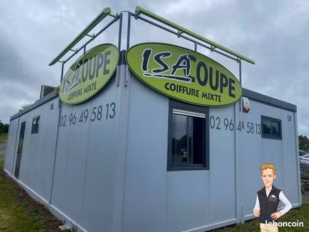 salon de coiffure 92 m² la roche-jaudy