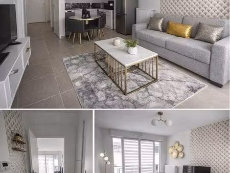 appartement 2 pièces meublé – standing – résidence récente sécurisée – chessy