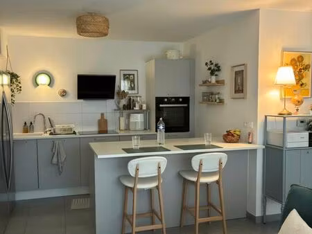 investissement locatif – t2 vendu loué – terrasse et jardin