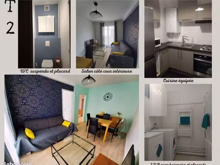 vend appartement rénové et loué t2 centre-ville agen
