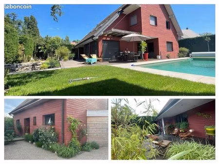 maison d’architecte ossature bois – 184 m² – piscine – sauna – prestations haut de gamme