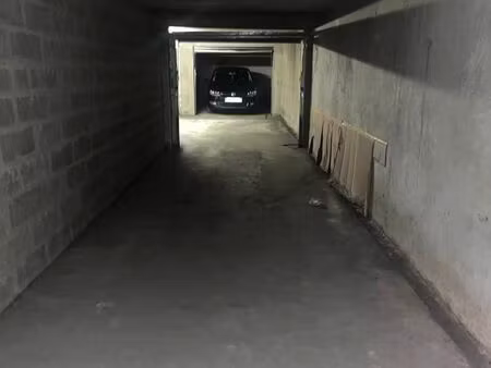 garage double en enfilade