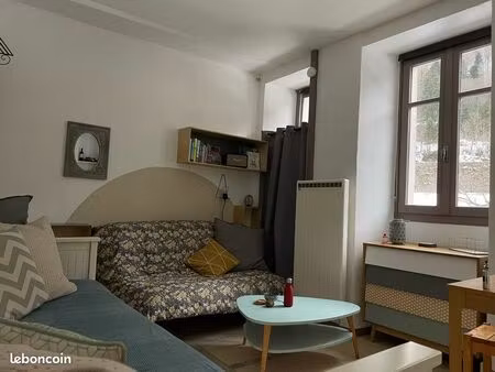 studio cosy vue sur le gave