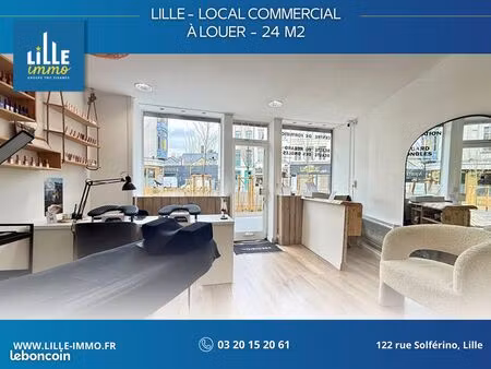 local commercial 24 m² lille