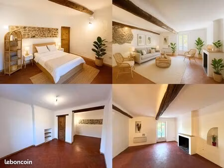 superbe maison de ville - bien rare avec 2 extérieurs privatifs en plein cœur du luberon