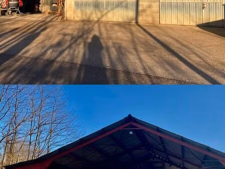 local professionnel 100 m2 + hangar 120 m² avec terrain 1 500 m2 – idéal artisan