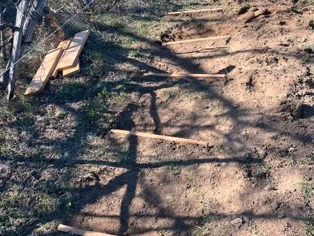 terrain 500m2 clôturé à mosset