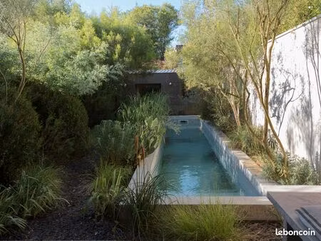maison d'architecte 160m2 (2nd oeuvre à terminer) avec piscine & jardin paysagé au bouscat