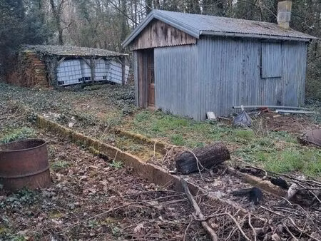 terrain avec maisonnette
