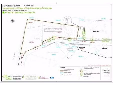 terrain 3 676 m² ambares et lagrave