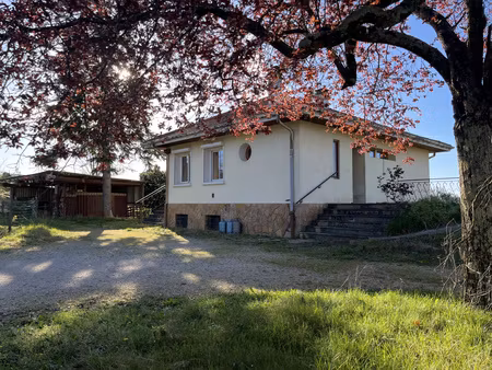 hieres sur amby - maison 60 m² sur sous-sol complet et terrain plat 4000 m²