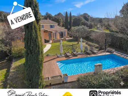 charmante maison provençale avec piscine sur terrain 1345m2 arboré