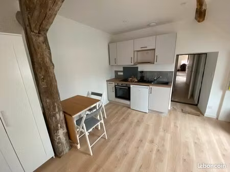 t1 bis meublé 27m² centre is-sur-tille