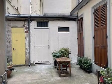 loue local 4m2 rdc sur cour  métro abbesses 75018