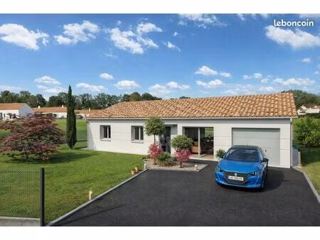 maison sur terrain de 800 m² commune de verneuil sur vienne