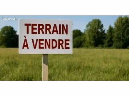 terrain de 800 m² commune de verneuil sur vienne