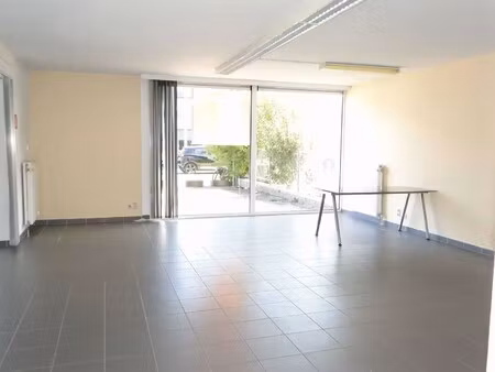 handelsgelijkvloers met 3 autostaanplaatsen