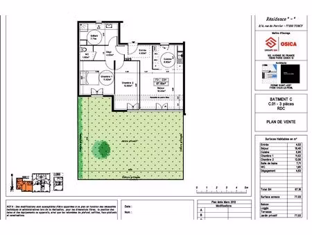 appartement t3 meuble - torcy