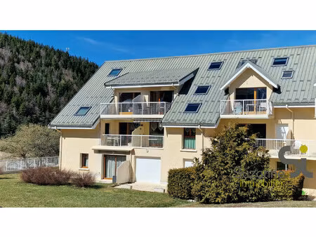 villard de lans village viager occupé t3 terrasse cave et garag