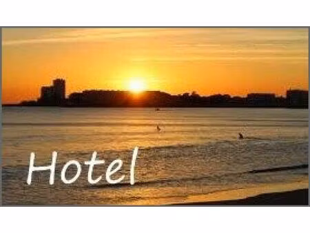 hotel : aux pieds des rues piétonnes  à 2 pas de la plage.