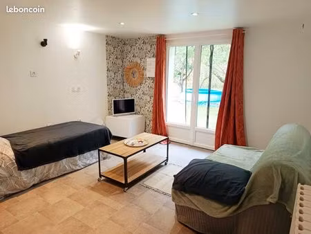 meublé dispo avec extérieur secteur mouleydier